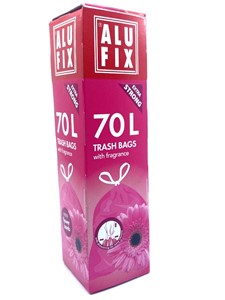 Vreće za smeće ALUFIX 70L / 8 kom Flower Bomb
