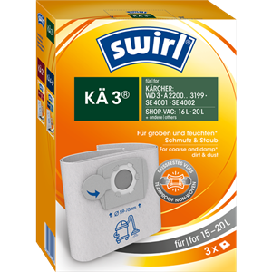 VREĆICE ZA USISAVAČE SWIRL KÄ 3 / UNI20