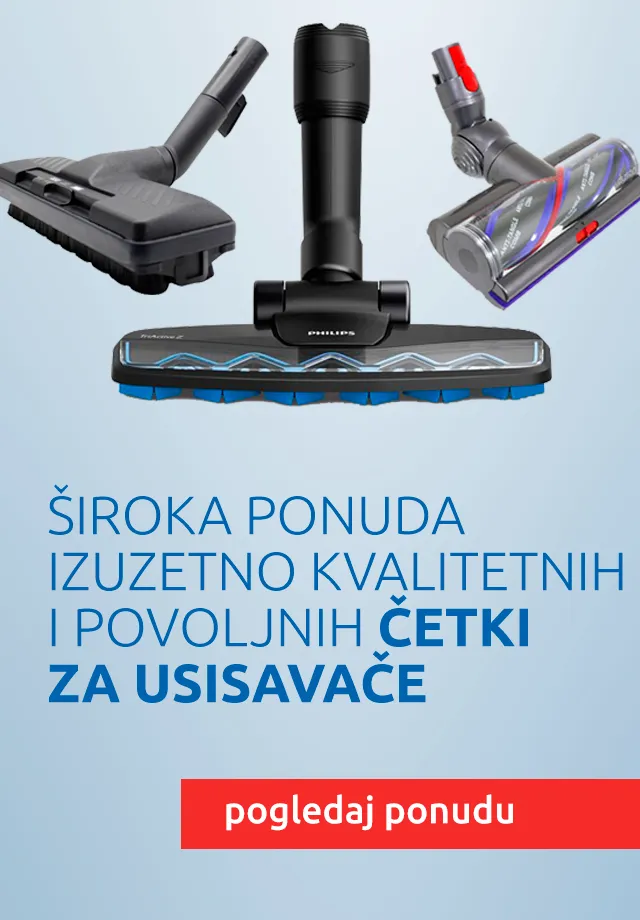 Široka ponuda četki za usisavače